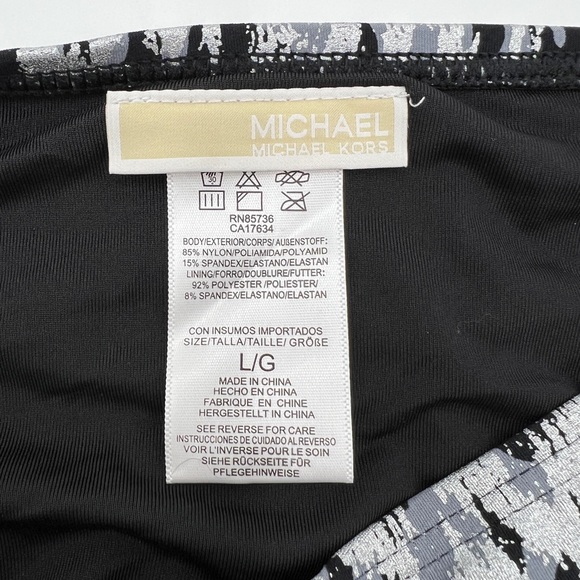 MICHAEL MICHAEL KORS - Frozen Chain-Ring Bikini Bottoms - Picture 4 of 7